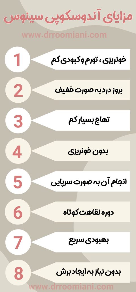 جراحی آندوسکوپی سینوس - دکتر مریم رومیانی