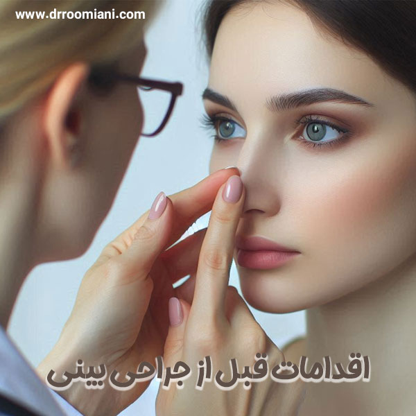 اقدامات قبل از جراحی بینی + دکتر مریم رومیانی