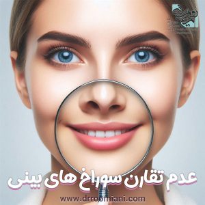 عدم تقارن سوراخ‌ های بینی - دکتر مریم رومیانی