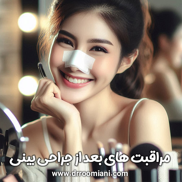مراقبت های بعد از جراحی بینی + دکتر مریم رومیانی