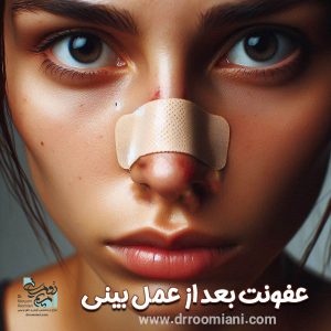 عفونت بعد از عمل بینی - دکتر مریم رومیانی
