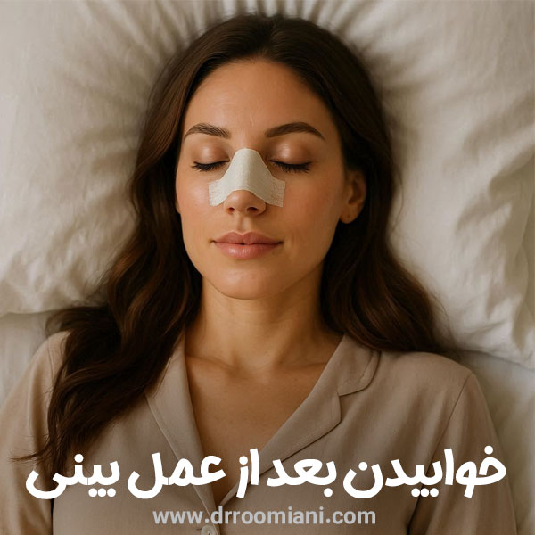 خوابیدن بعد از عمل بینی | دکتر مریم رومیانی