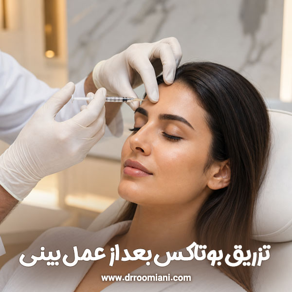 تزریق بوتاکس بعد از عمل بینی + دکتر مریم رومیانی